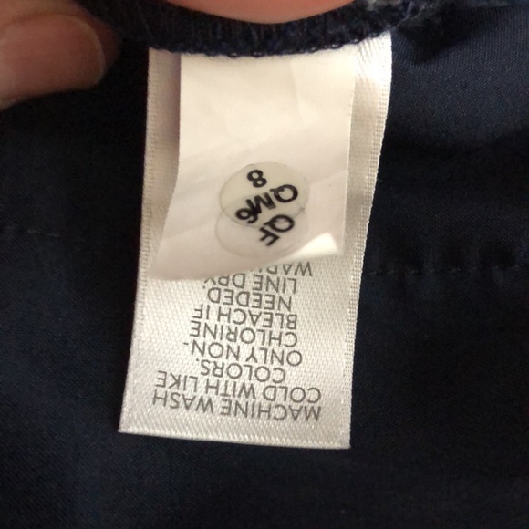 J JILL navy blue crop linen wide-leg pants M - p - Picture 12 of 14